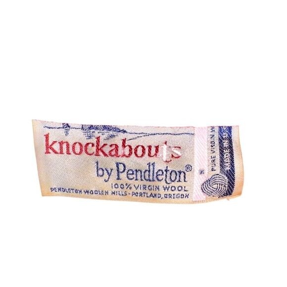 Vintage Knockabouts Pendleton Red Virgin Wool Jacket EUC USA SMALL - Picture 6 of 7